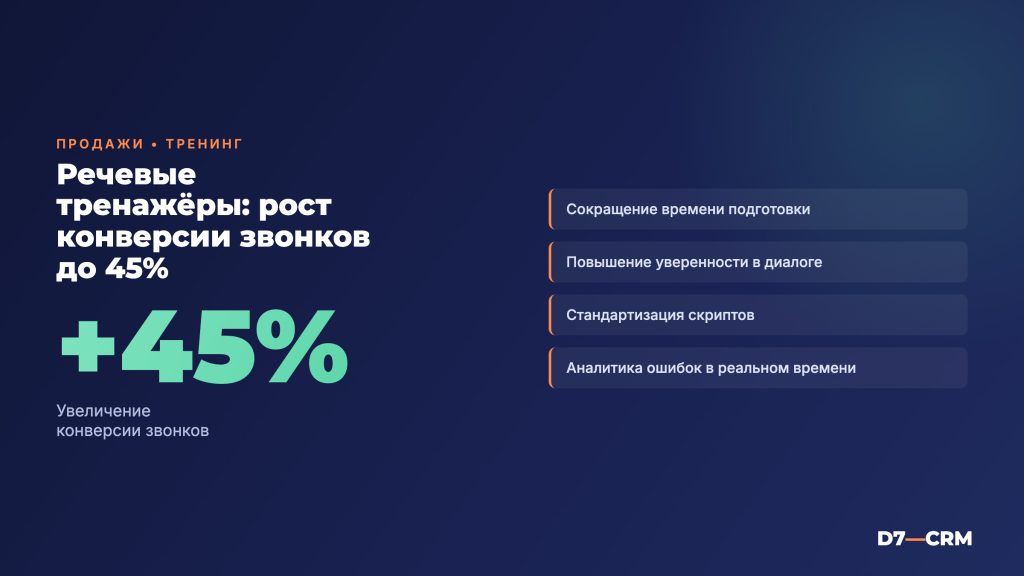 Речевые тренажёры для менеджеров продаж: как поднять конверсию звонков