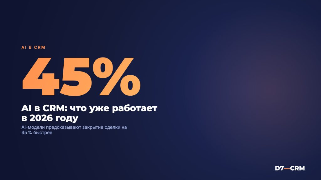 AI в CRM: что уже работает в 2026 году