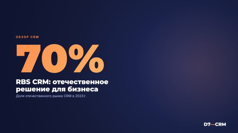 РосБизнесСофт CRM (RBS): обзор отечественной CRM-платформы